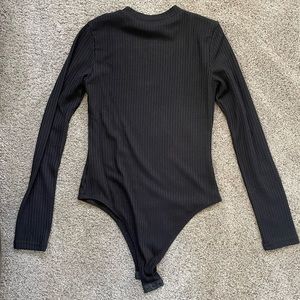 Black ribbed body suit (never worn)
